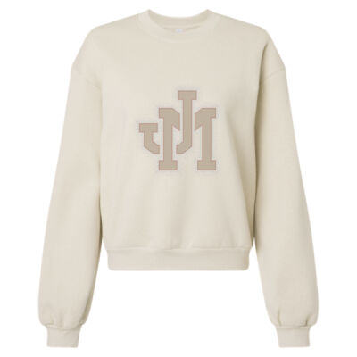 JM with Optional Sleeve - Women's ReFlex Fleece Crewneck Sweatshirt Thumbnail