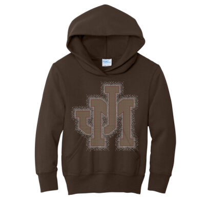JM with OPTIONAL Sleeve and Hood - Youth Core Fleece Pullover Hooded Sweatshirt Thumbnail