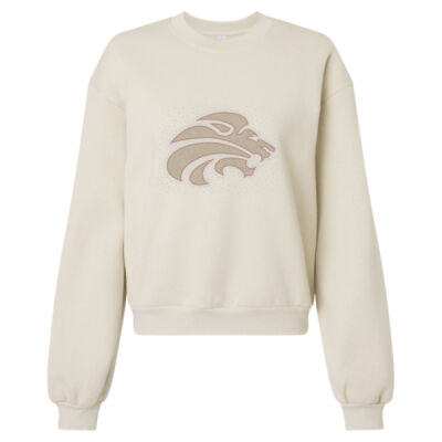 Mascot with Optional Sleeve - Women's ReFlex Fleece Crewneck Sweatshirt Thumbnail