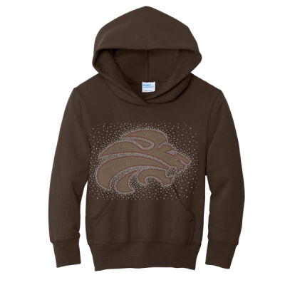 Mascot with Optional Sleeve and Hood - Youth Core Fleece Pullover Hooded Sweatshirt Thumbnail