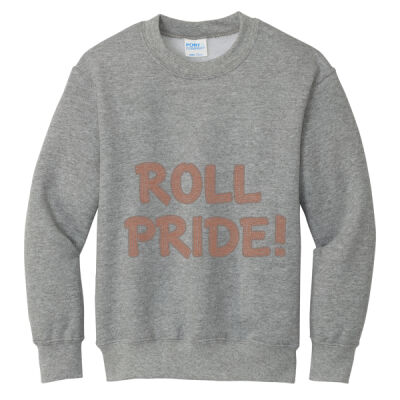 Roll Pride - Youth Core Fleece Crewneck Sweatshirt Thumbnail