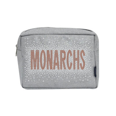 Monarchs - Glitter Large Cosmetic Travel Pouch Thumbnail