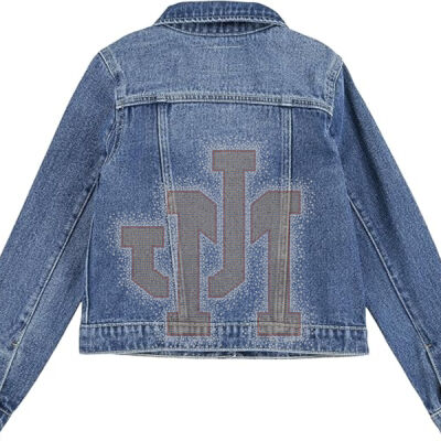 JM with OPTIONAL sleeve - Youth Denim Jacket Thumbnail
