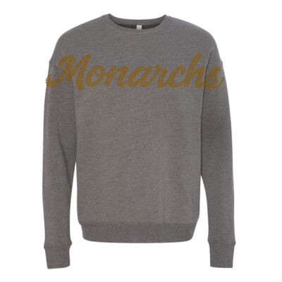 Shoulder to Shoulder Monarchs - Unisex Sponge Fleece Drop Shoulder Crewneck Sweatshirt Thumbnail